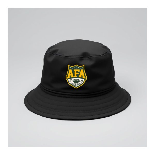 AFA Supporters Black Bucket hat with Coloured Logo