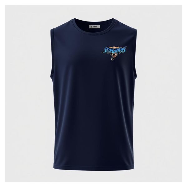 CG Stingrays Navy Sleeveless T Shirt