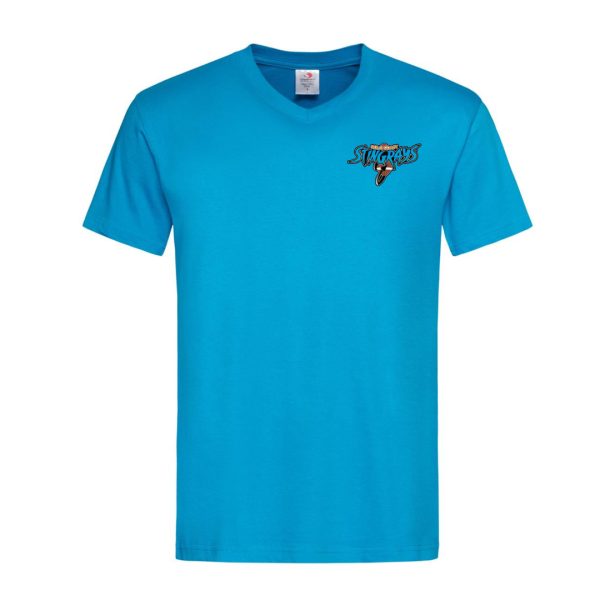 100% COTTON V-NECK WOMANS SUPPORTERS T-SHIRT