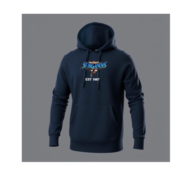 GC STINGRAYS NAVY FLEECE HOODIE