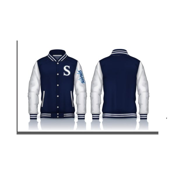 GC STINGRAYS NAVY VARSITY JACKET