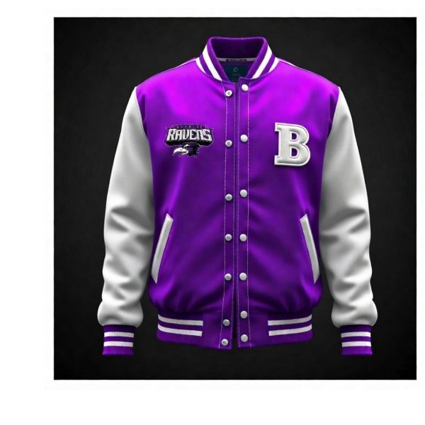 BAYSIDE RAVENS Letterman Jacket