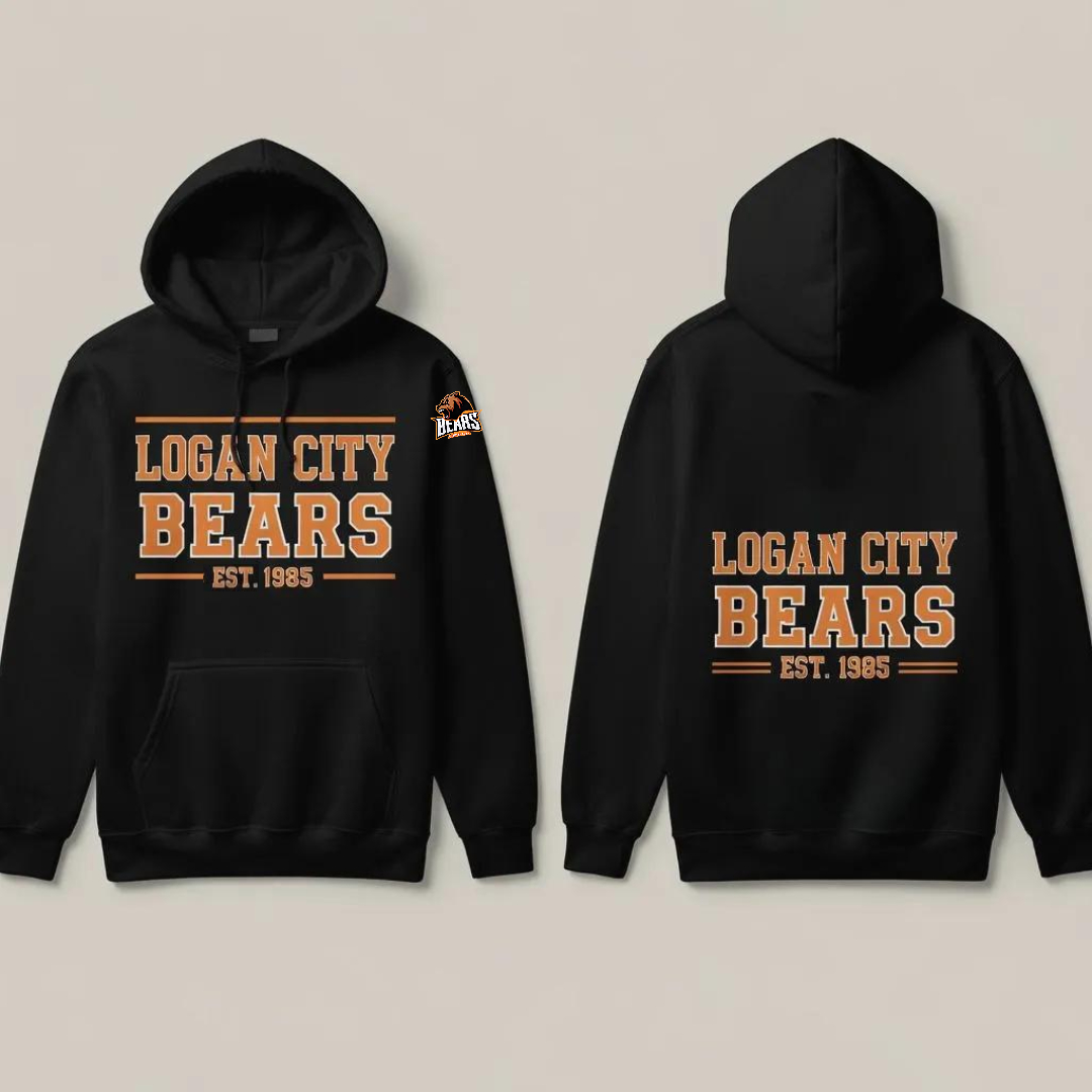 Logan City bears Hoodie Est. 1985