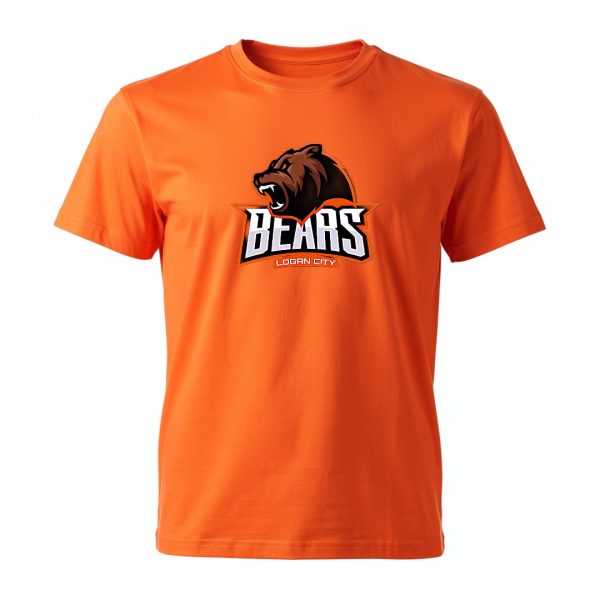 Logan City bears Centre Chest logo T-Shirt