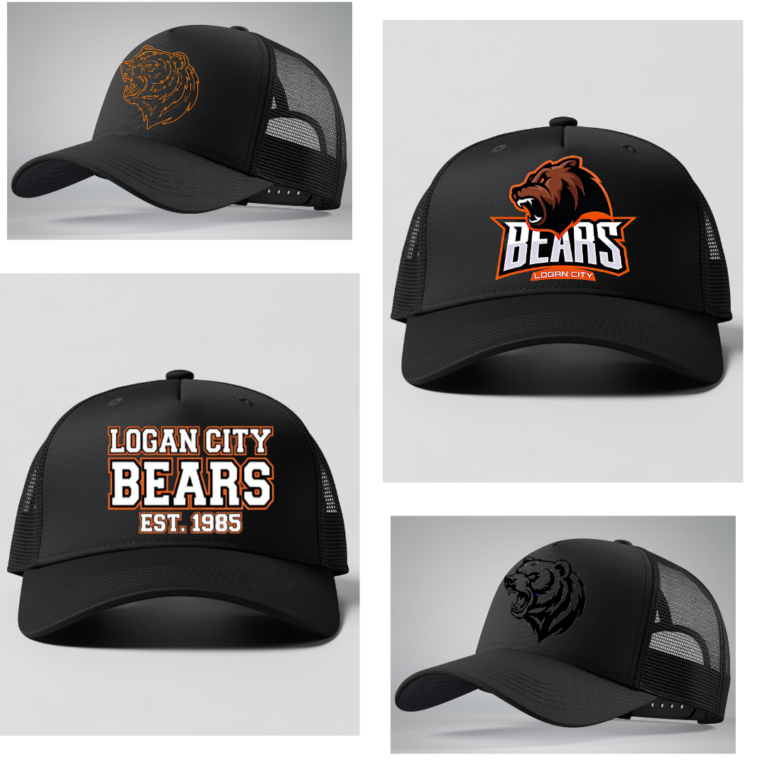 Logan City Bears Black Cap