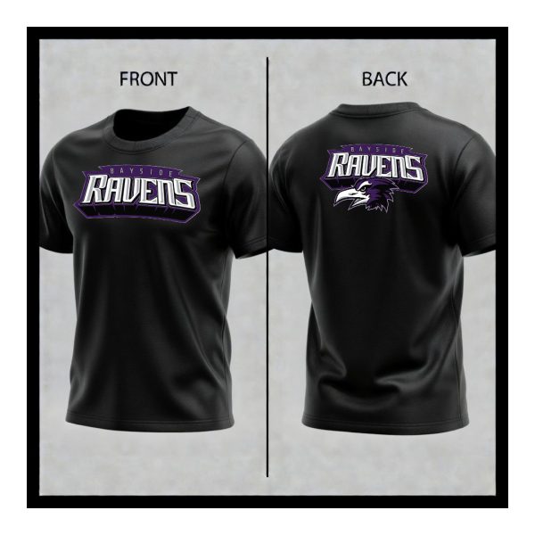 Bayside Ravens Black T-Shirt Range