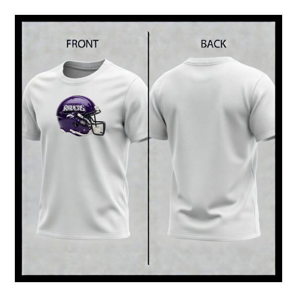 Bayside Ravens Purple Helmet T-Shirt Range