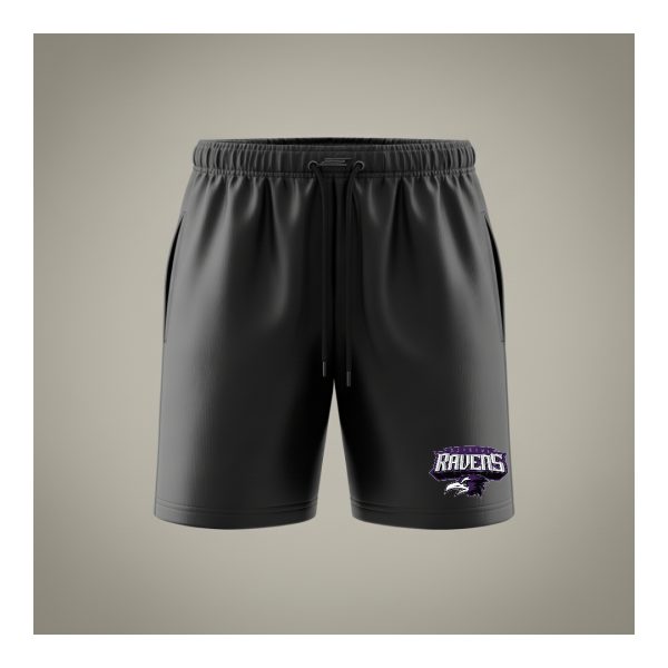 Bayside Ravens Black Quick Dry Shorts